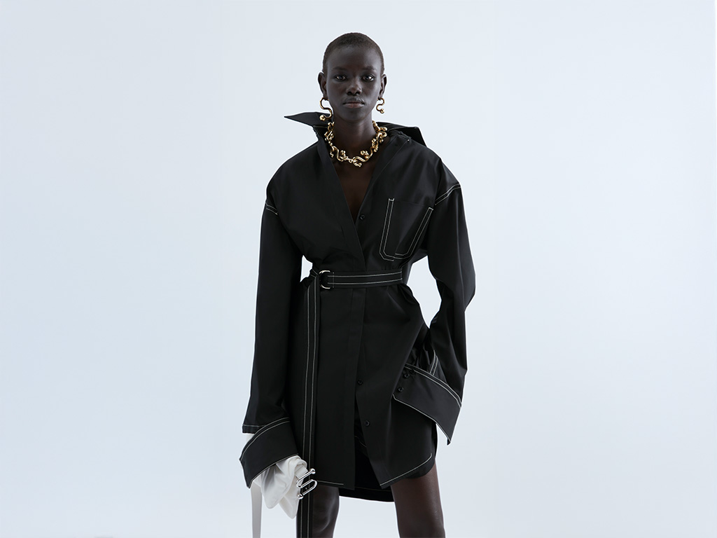 SPORTMAX SELE マット サテン 半袖 ドレス ブラック 関税送料込 チーマ] ロング サテン ドレス, black | 